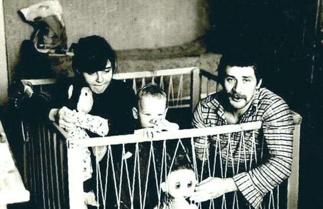 Мариам с сыном Яном и супругом Андреем Краско